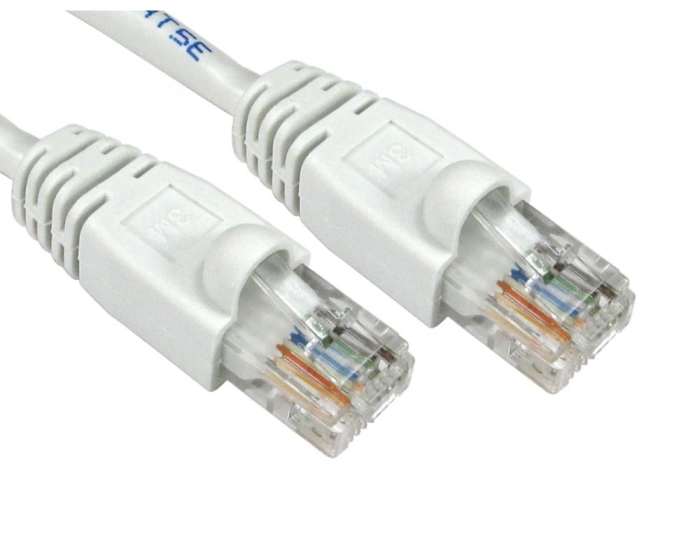 RS PRO, 5 m Cat5e Ethernet Cable, White RJ45 to Male RJ45 Male Polyvinyl Chloride Sheath, UTP