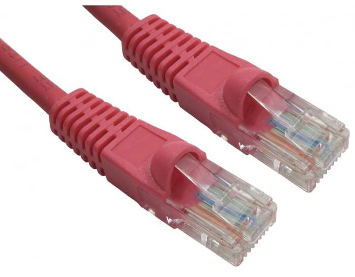 RS PRO, 500 mm Cat5e Ethernet Cable, Red RJ45 to Male RJ45 Male Low Smoke Zero Halogen Sheath, UTP
