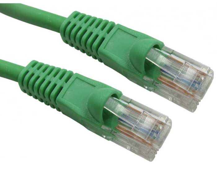 RS PRO, 10 m Cat5e Ethernet Cable, Green RJ45 to Male RJ45 Male Low Smoke Zero Halogen Sheath, UTP