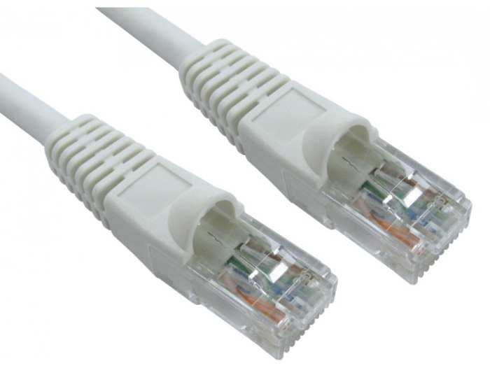 RS PRO Cat6 Ethernet Cable, White RJ45 to Male RJ45 Male Low Smoke Zero Halogen Sheath, UTP