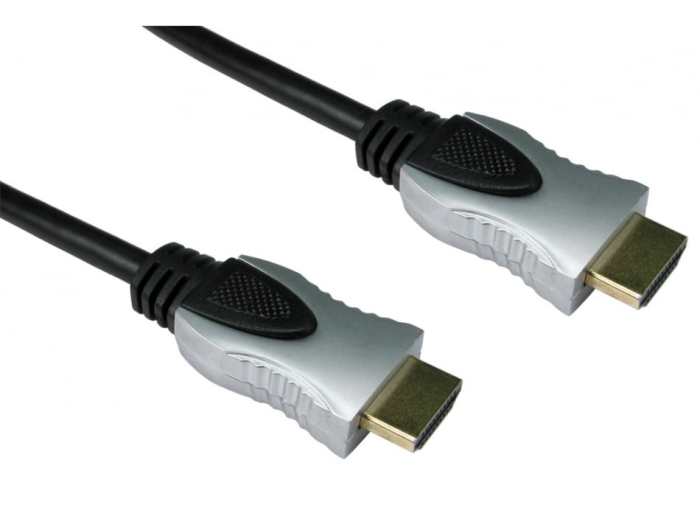 RS PRO V1.4, 2.5m Male HDMI to Male HDMI High Speed 4K