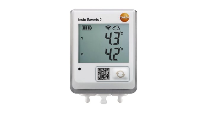 Testo TESTO SAVERIS 2-T2 Temperature & Humidity Data Logger, USB / WiFi