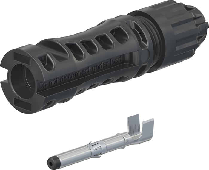 Staubli MC4-Evo 2 Series, Male, Panel Mount Solar Connector, Cable CSA, 10mm², Rated At 69A, 1.5 kV PV-KST4