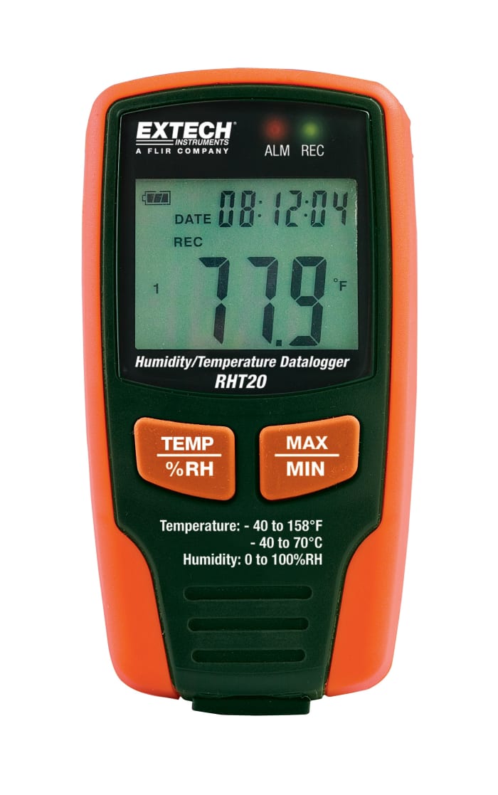 Extech RHT20 Temperature & Humidity Data Logger, USB