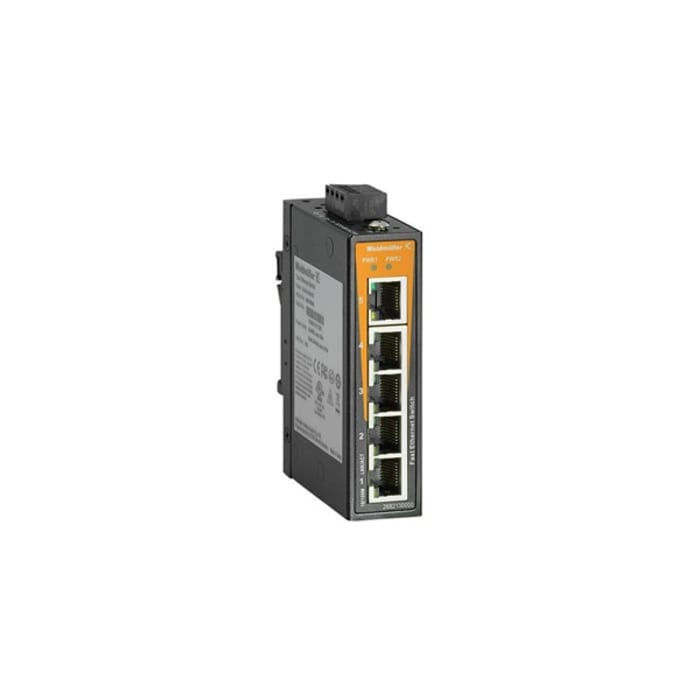 Weidmüller IE-SW-EL05-5TX, Unmanaged 5 Port Network Switch