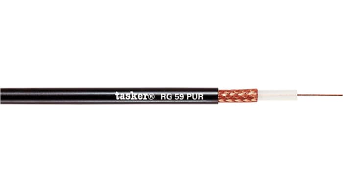 RG 59 PUR Tasker | Tasker RG Series, 100 m, RG59 Coaxial Coaxial Cable ...