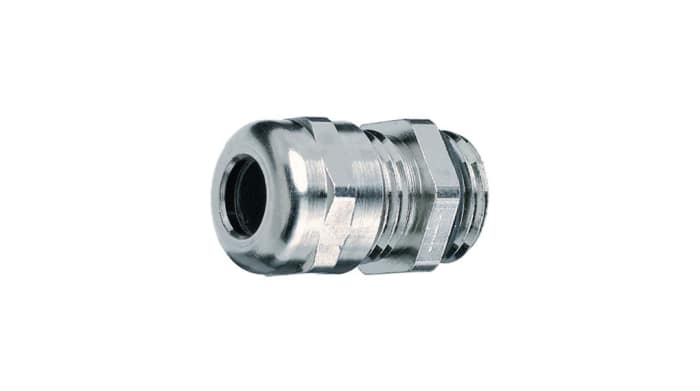 Jacobs PERFECT Series Metal Nickel Plated Brass Cable Gland, PG16 Thread, 10mm min., 14mm max., IP68