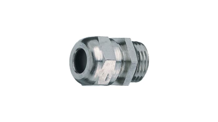 Jacobs Perfect EMC Series Nickel Plated Brass Cable Gland, M20 Thread, 9mm min., 13mm max., IP68, IP69K