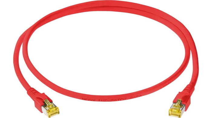 Cable Ethernet Leoni Kerpen de color Rojo, long. 3m