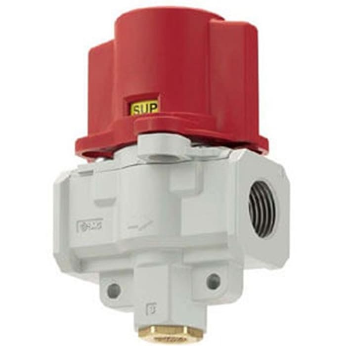 SMC 10bar Pressure Relief Valve With Female G G 1/2 Connection and a 3/8mm Exhaust Port