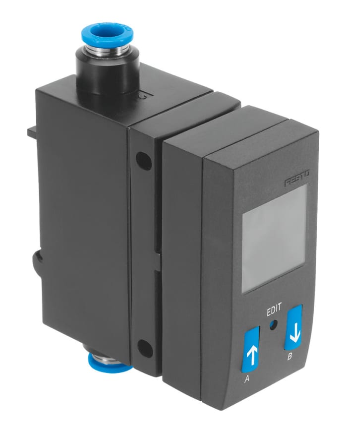 Festo SFAB Series Flow Sensor for Air, 2 l/min Min, 200 L/min Max