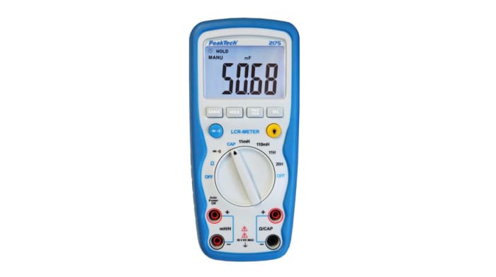 Pont RLC portatif PeakTech, P2175, cap. max 0.11F, résistance max 11 1kHz