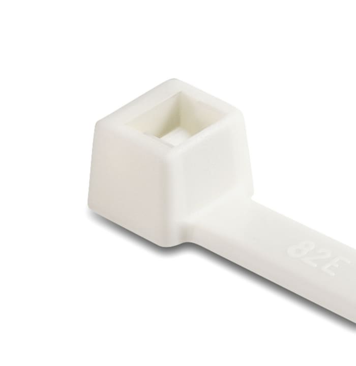 Serre-câble, 100mm x 2,5 mm, Blanc, en Nylon 66, x 100lot
