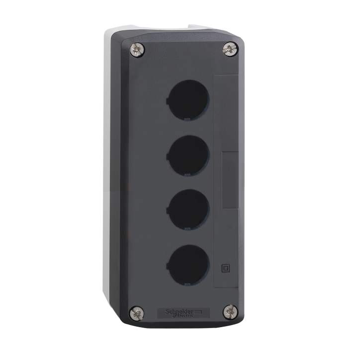 Schneider Electric Grey Plastic Harmony XALD Control Station Enclosure - 4 Hole 22mm Diameter