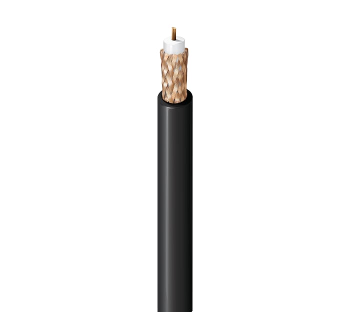 Câble coaxial SDI Belden 9259, RG59/U, 152m, Noir