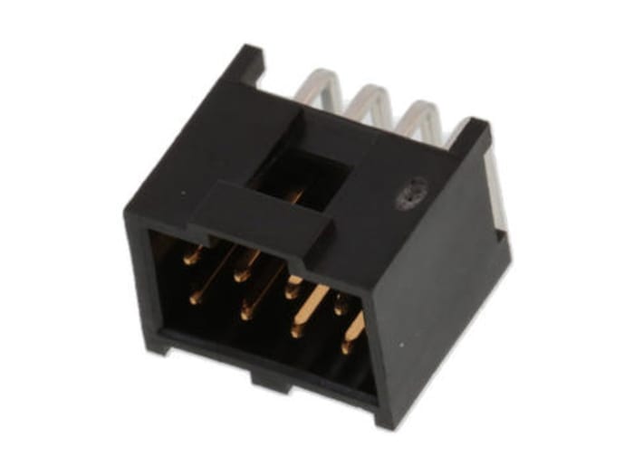 Conector macho para PCB Ángulo de 90° Molex serie C-Grid III de 8 vías, 2 filas, paso 2.54mm, terminación Orificio