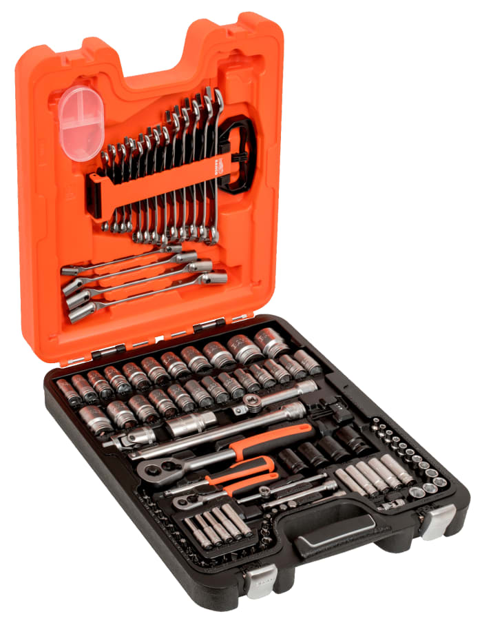 Jeu de douilles Bahco 1/2 pouce ; 1/4 pouce Carré 106 pièces