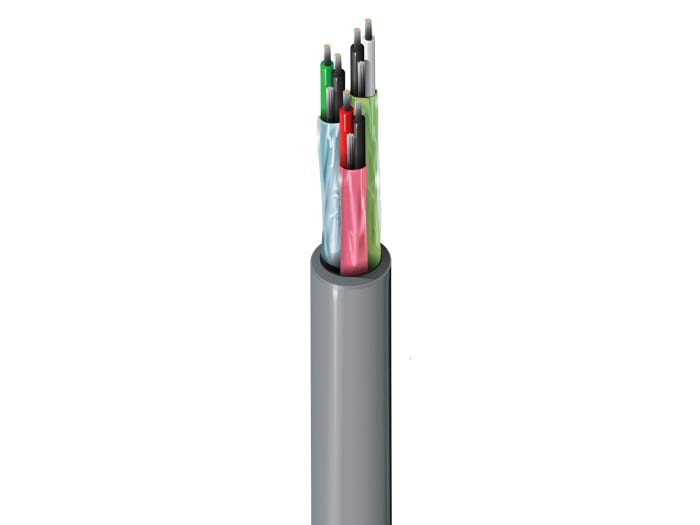 Belden 8777NH Series Data Cable, 3 Pairs, 6 Cores, 0.33 mm², Screened, 22 AWG, 304m, Screened Shield, Audio, Control,