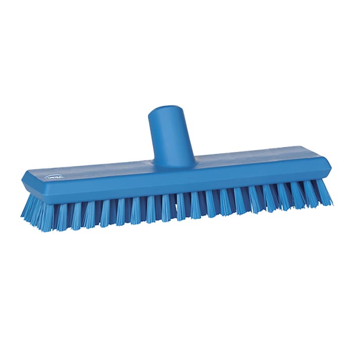 70413 Vikan Vikan Hard Bristle Blue Scrubbing Brush 24mm