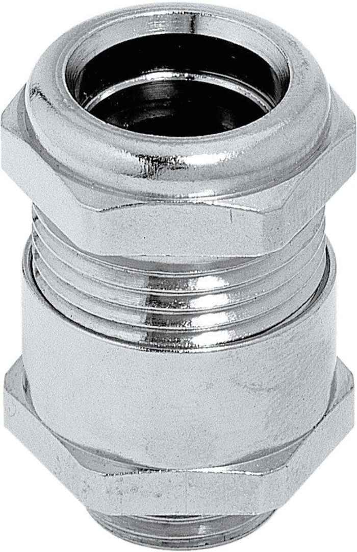 Lapp SKINDICHT Series Metallic Nickel Plated Brass Cable Gland, M16 Thread, 5.5mm min., 6.8mm max., IP68
