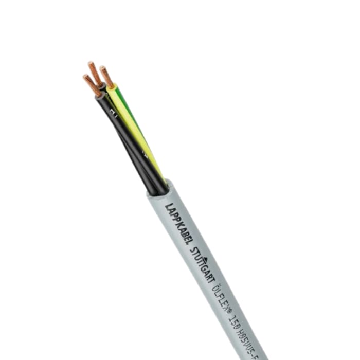 Lapp ÖLFLEX 150 Control Cable, 5 Cores, 1 mm², Unscreened, 50m, Grey PVC Sheath, 17 AWG