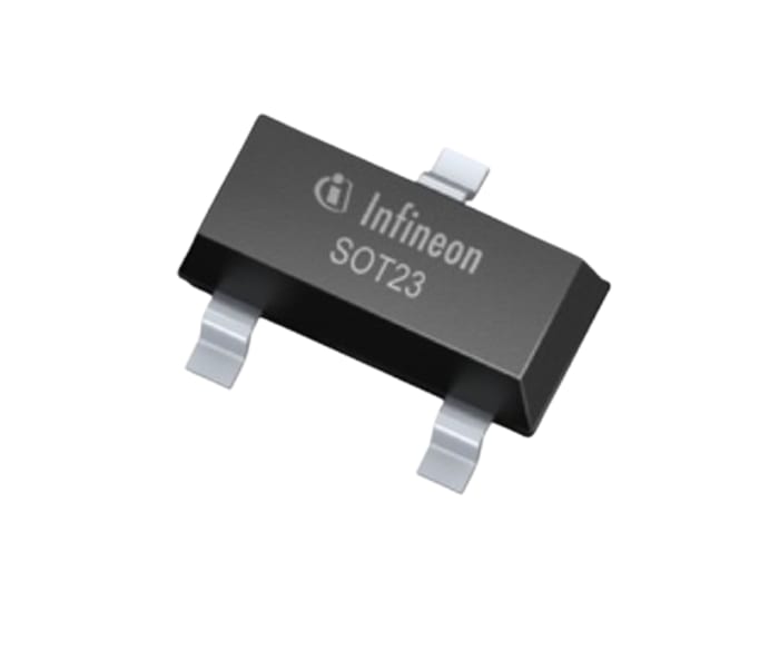 Infineon Dual Switching Diode, Common Cathode, 200mA 85V, 3-Pin SOT-23 BAV70E6327HTSA1
