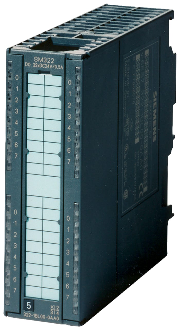 Siemens SIMATIC S7-300 Series Series PLC I/O Module for Use with S7-300  Series, Digital, Relay, 120 V