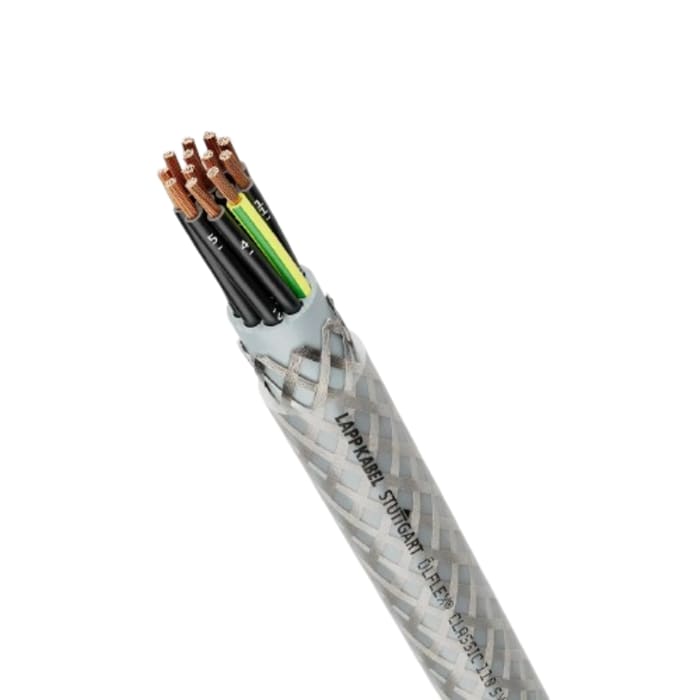 Lapp ÖLFLEX CLASSIC 110 SY Control Cable, 12 Cores, 1 mm², SY, Screened, 50m, Transparent PVC Sheath, 18 AWG
