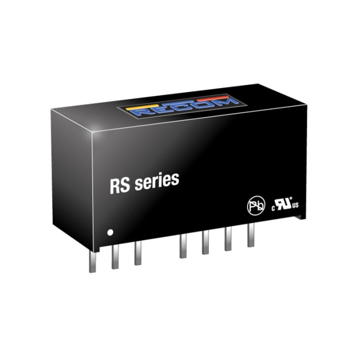 Recom RS DC-DC Converter, ±5V dc/ ±200mA Output, 9 → 18 V dc Input, 2W, Through Hole, +85°C Max Temp -40°C Min