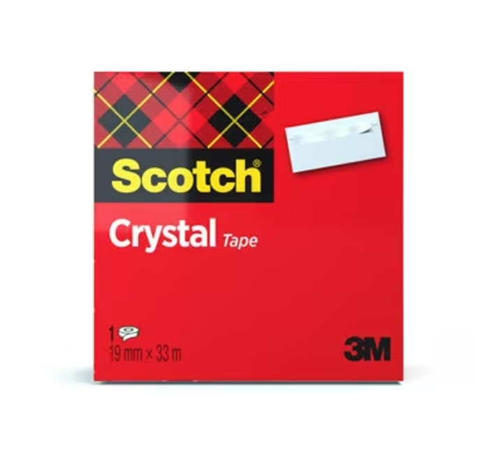 3M™Scotch® 600 Transparent Tape 19mmx33m