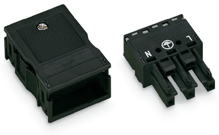 Connecteur d'éclairage WAGO série 770, 3 pôles , 3 voies , En applique