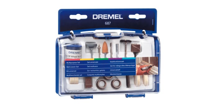 26150687JA, Dremel 52-Piece Accessory Kit, for use with Dremel Tools
