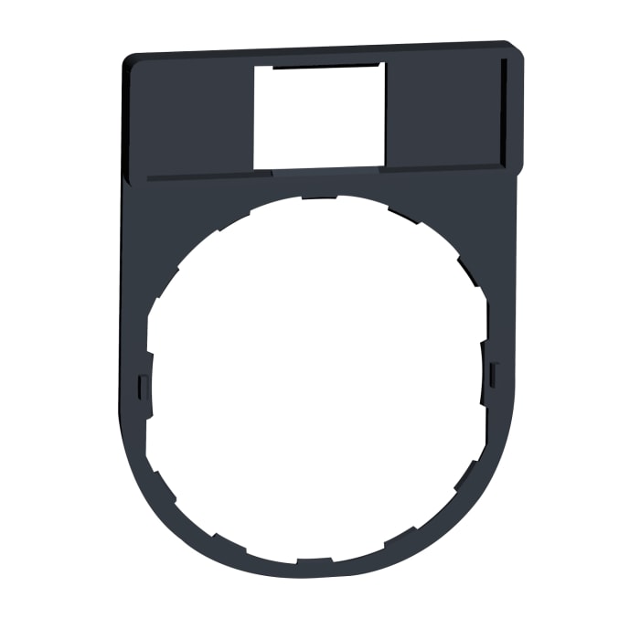 Schneider Electric Blank label holder for Use with XALD Series, XALK Series, XB4 Series, XB5 Series