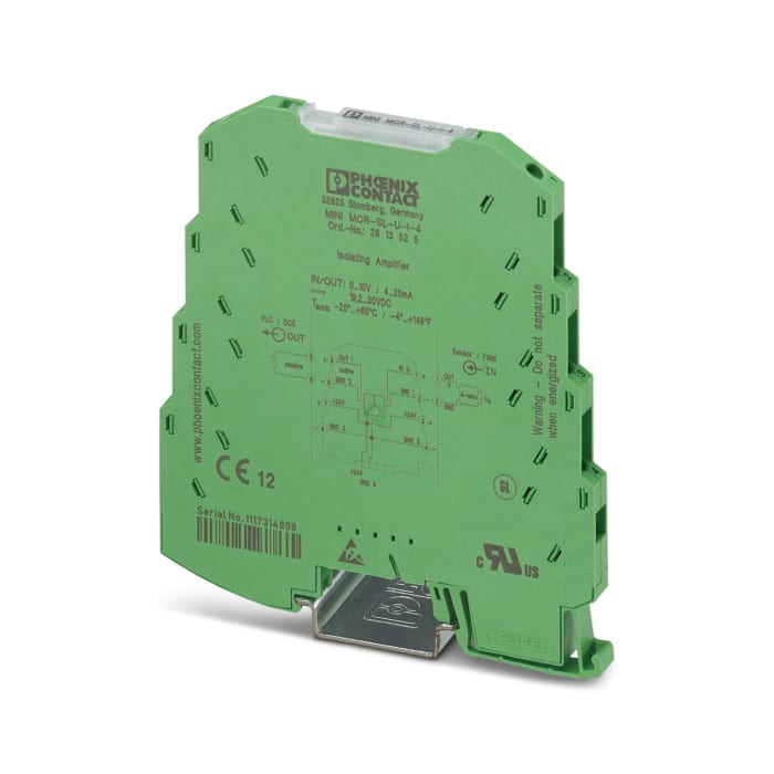 Phoenix Contact Signal Conditioner, Voltage Input, Current Output