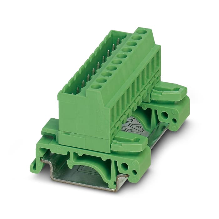 Phoenix Contact 1788156 UMSTBVK 2.5/ 6-G-5.08 Series Green, 0.2 → 2.5mm², Screw Termination