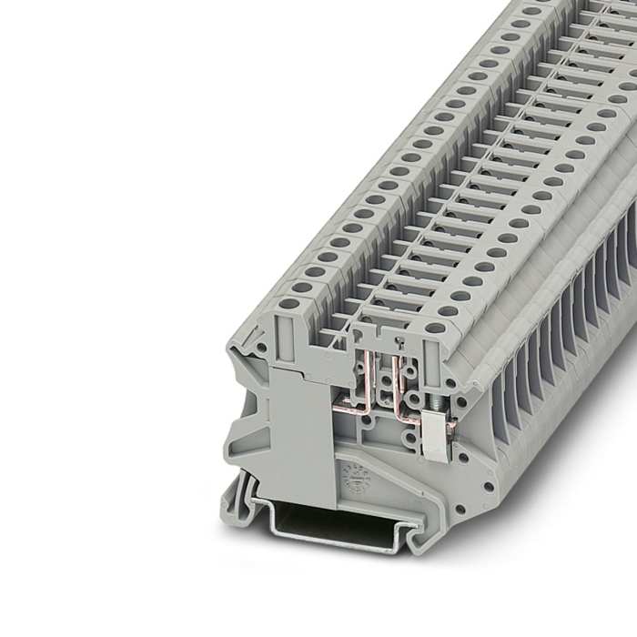 Phoenix Contact 3046142 UT 4-TG Series Grey, 0.14 → 6mm², Single-Level, Screw Termination