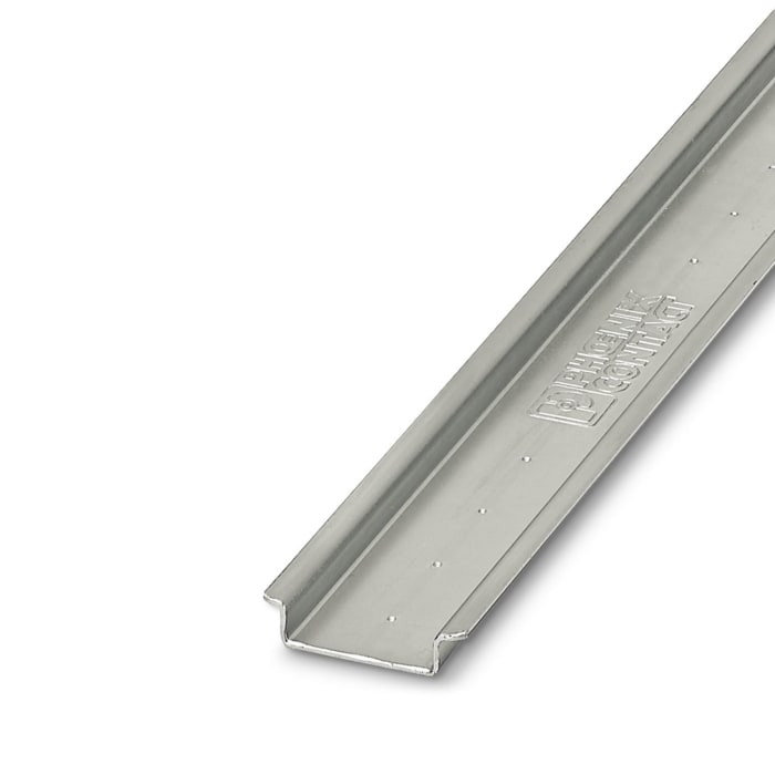 Phoenix Contact Steel Unperforated DIN Rail, Top Hat Compatible, 2m x 35mm x 2000mm