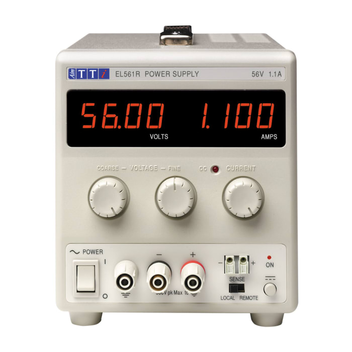Aim-TTi Digital Bench Power Supply, 1-Output 0 V ac to  56V, 60 W, 1.1 A Max