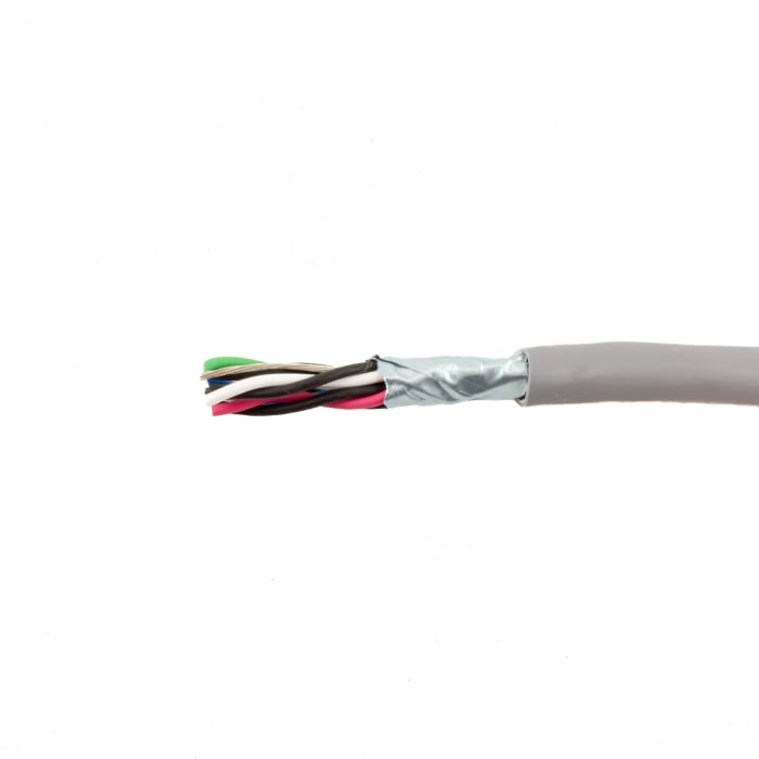 Alpha Wire Alpha Essentials LSZH Communication & Control Series Data Cable, 8 Pairs, 16 Cores, 0.22 mm², Screened, 24
