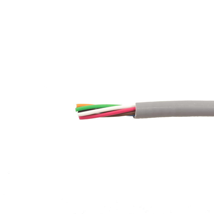 Alpha Wire Alpha Essentials LSZH Communication & Control Series Data Cable, 5 Cores, 0.35 mm², Unscreened, 22 AWG, 30m,