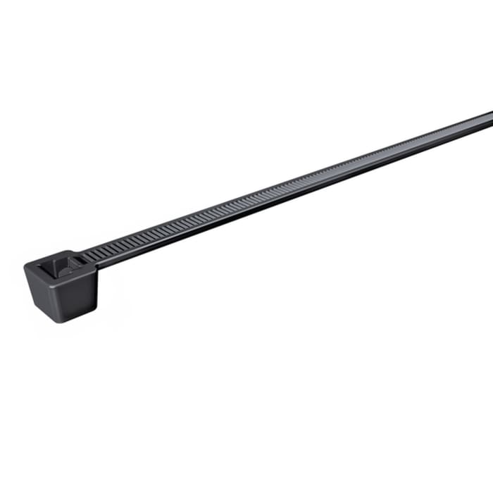 Serre-câble HellermannTyton T50M, 245mm x 4.6 mm, Noir, en Polyamide 6.6 (PA66), x 100