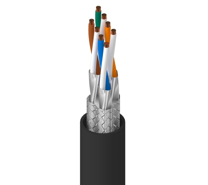 Belden Cat7 Ethernet Cable, S/FTP PVC Sheath, 305m