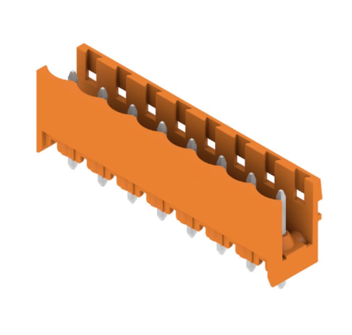 Weidmuller, 5.08mm Pitch, OMNIMATE SL, 8 Way, , Pluggable Terminal Block, Header, Through Hole, Solder Termination,