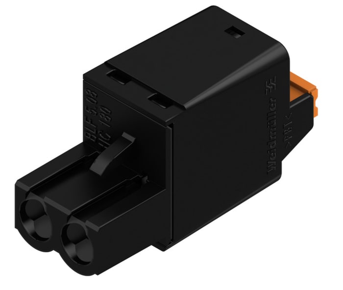 Weidmuller, 5.08mm Pitch, BLF 5.08, 2 Way, , Pluggable Terminal Block, Plug, Cable Mount, Push In Termination,