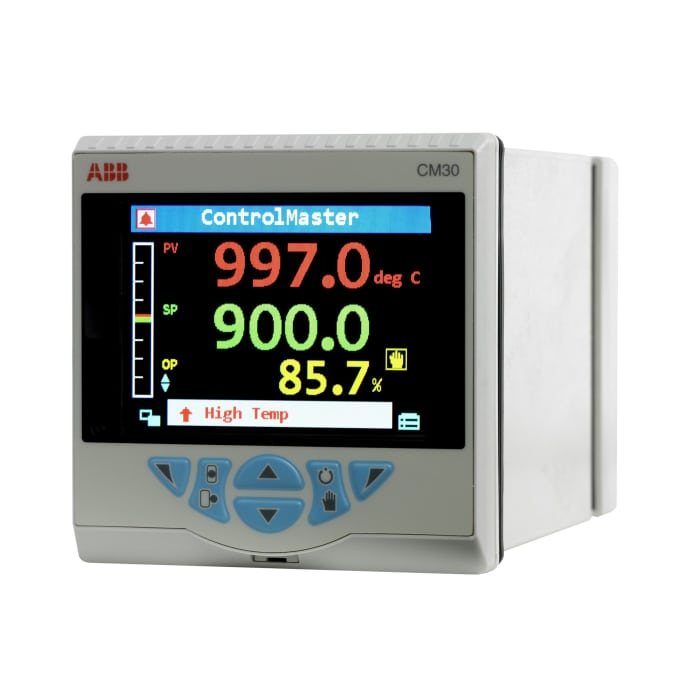 ABB CM30 Controller, 97 x 97 x 141mm, 3 Output Analogue, Relay, 24 V Supply Voltage ON/OFF