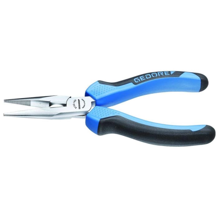 8132200 JC Gedore Gedore Long Nose Pliers, 200 mm Overall, Straight