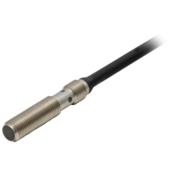 Omron Inductive Threaded Barrel Proximity Sensor, M5, 1.2 mm Detection, PNP NO, 10 → 30 V dc
