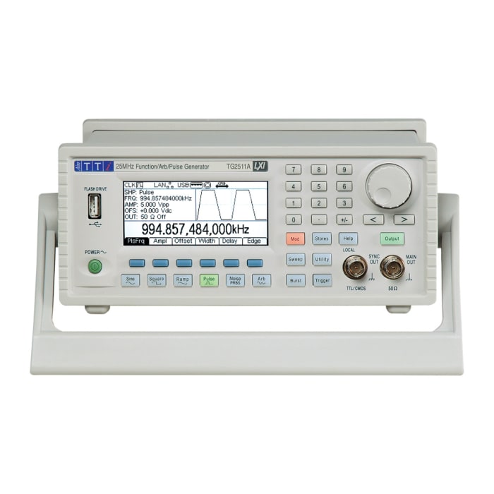 Aim-TTi TG2511A Function Generator, 1μHz Min, 25MHz Max, FM Modulation, Variable Sweep
