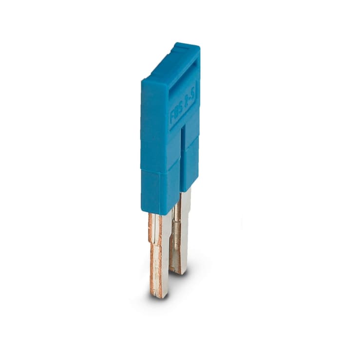 Phoenix Contact FBS 2-5 BU Series Plug-in Bridge for Use with Modular Terminal Block, 24A