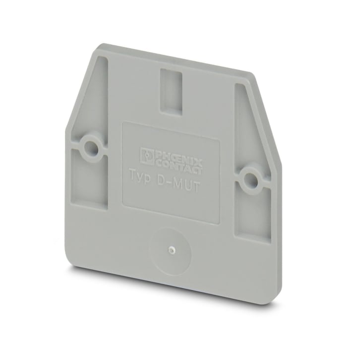 Phoenix Contact D-MUT 2.5/4 Series End Cover for Use with Modular Terminal Block